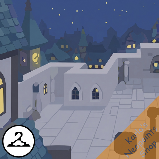 MiniMME17-B: Evening Rooftop Background