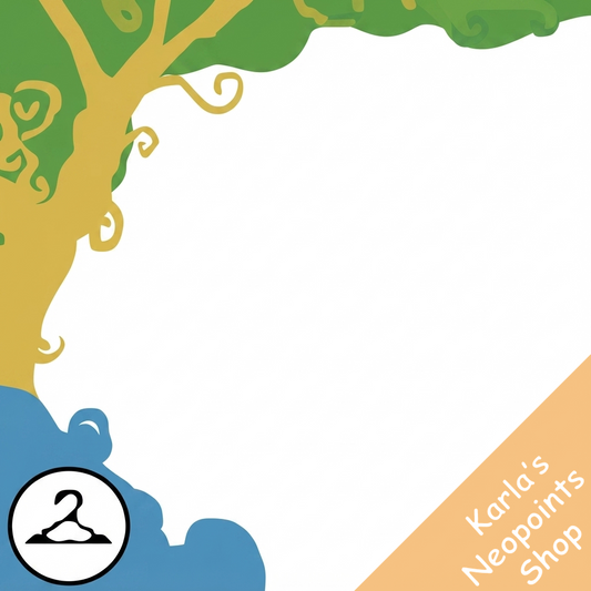 Misty Rainbow Tree