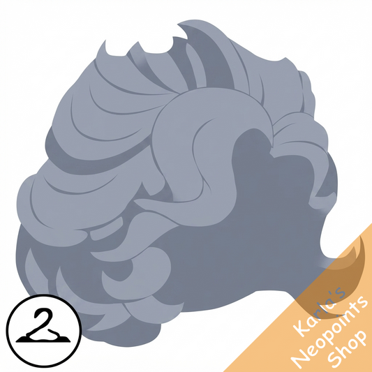 MME10-S5a: Silver Hair Wig