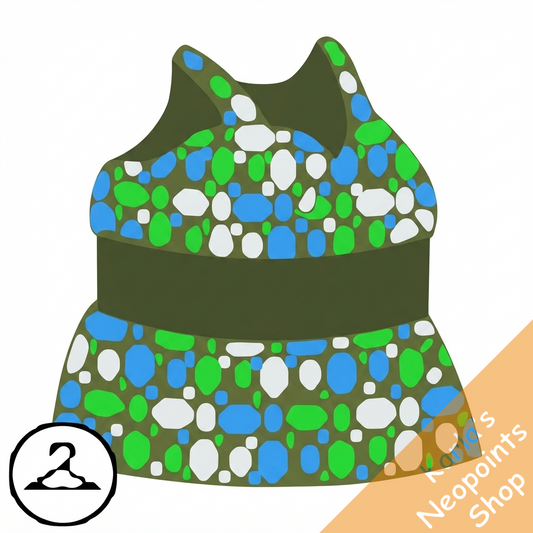 MME21-S2b: Green Crystal Dress