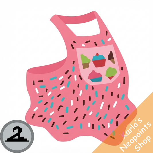 MME23-S2a: Sugary Love Bakers Apron