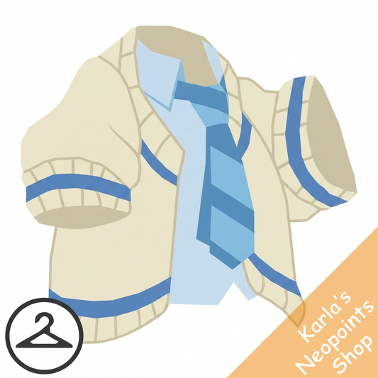 Oversized School Shirt and Tie