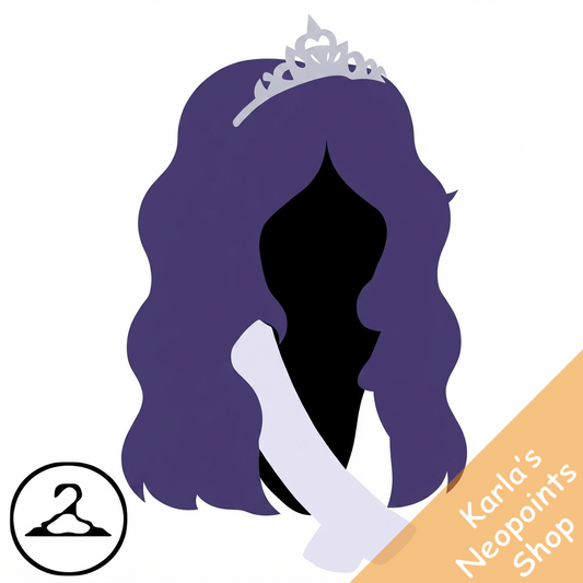 Prom Queen Wig and Sash
