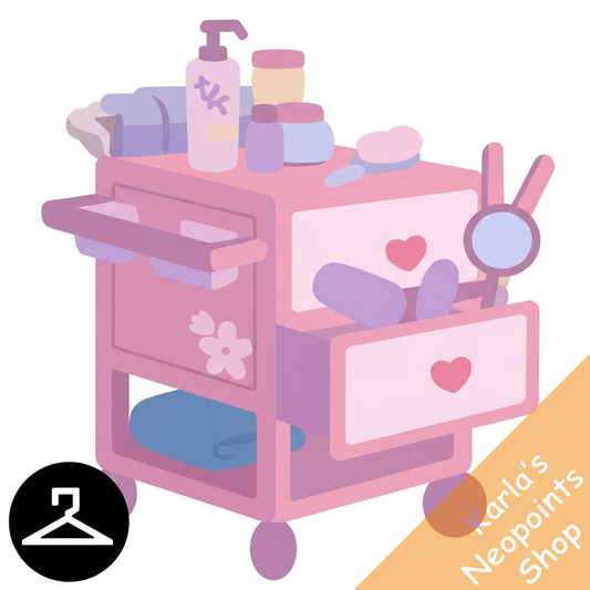 Usuki Beauty Salon Cart Trinket