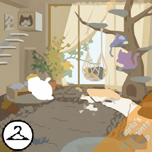 MME29-B: Indoor Cosy Petpet Room Background
