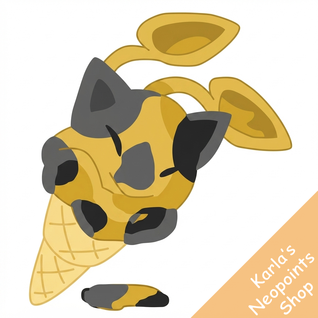 Spotted Aisha Ice Cream Cone