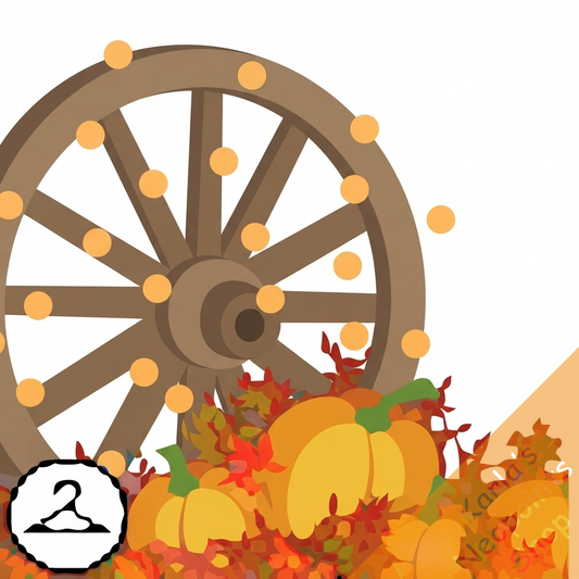 Wagon Wheel Autumn Foreground