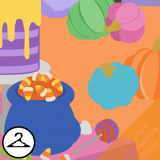 Pastel Pumpkin Party Background