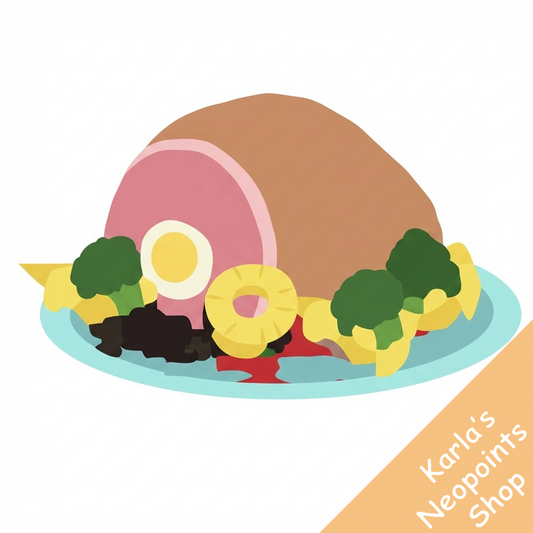 Sweet Ham and Fruit