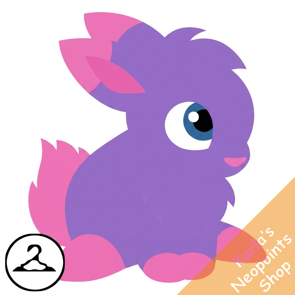 Dyeworks Void Purple: Sitting Snowbunny Friend
