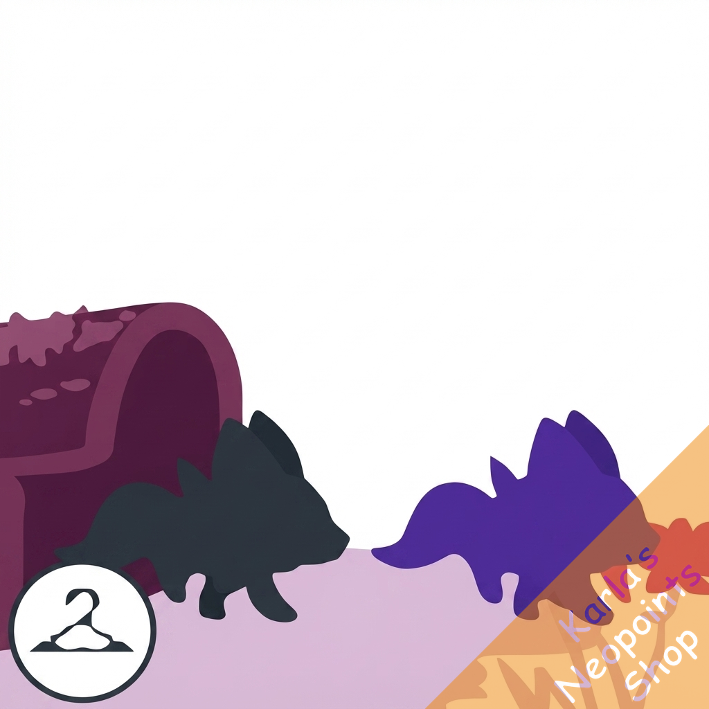 Dyeworks Void Black: Playful Faellies on a Moss Log Foreground