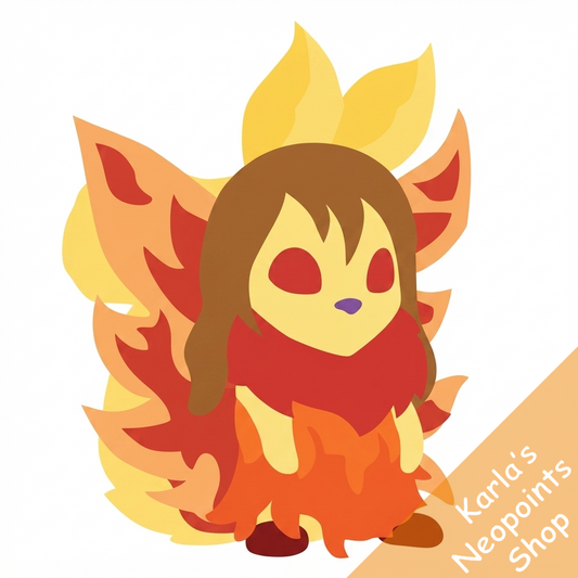 Fire Faerie Usuki Doll