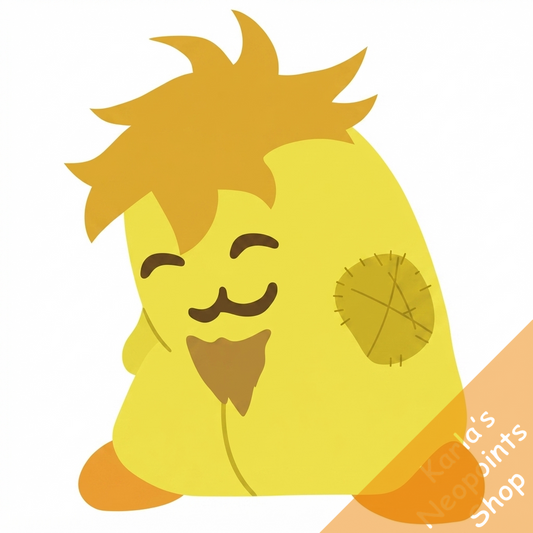 Evil Twin Yellow Chia Plushie