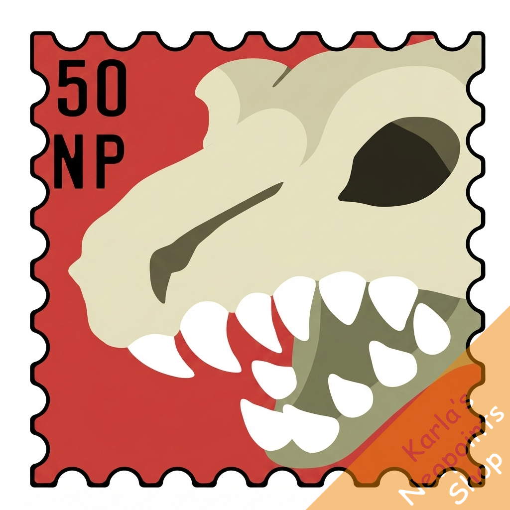 Tyrannian Fossil Stamp
