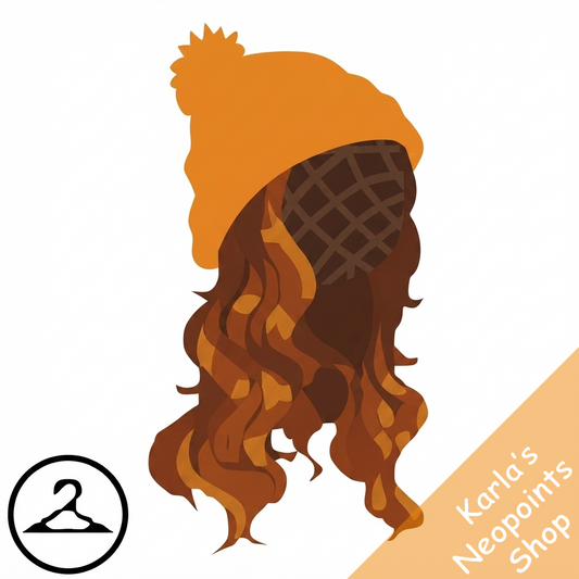 Maraquan Fall Beanie Long Curly Wig
