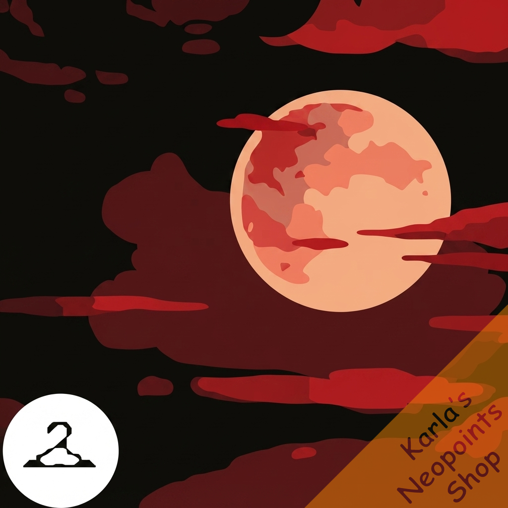 Crimson Moon Background
