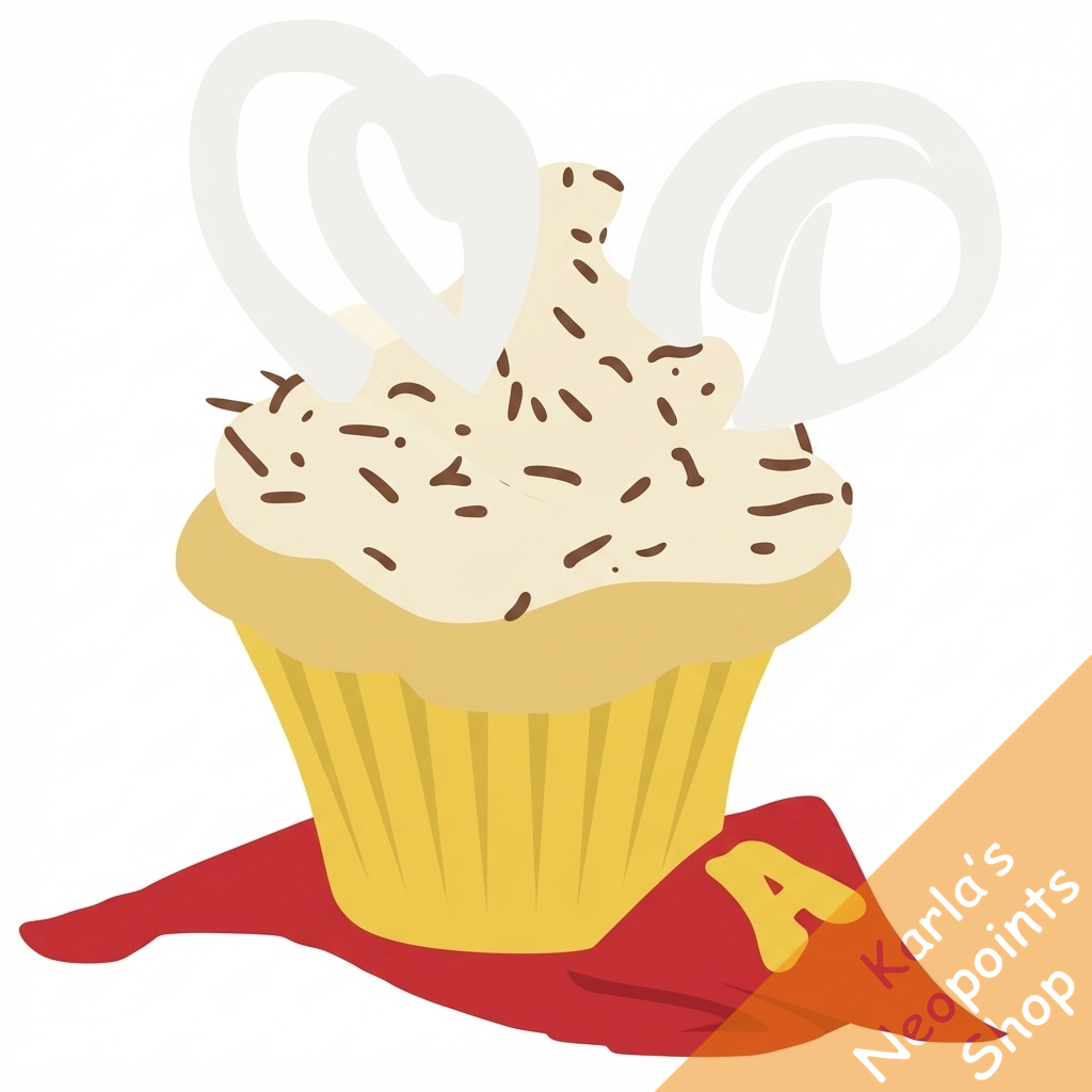White Aisha Cupcake