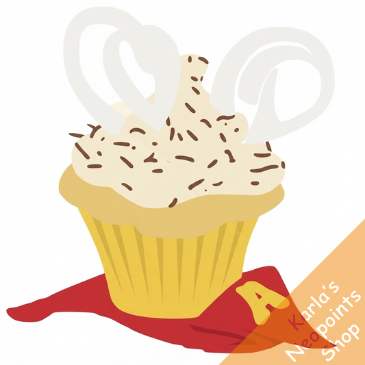 White Aisha Cupcake