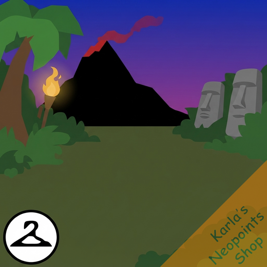 Mystery Island Silhouette Background