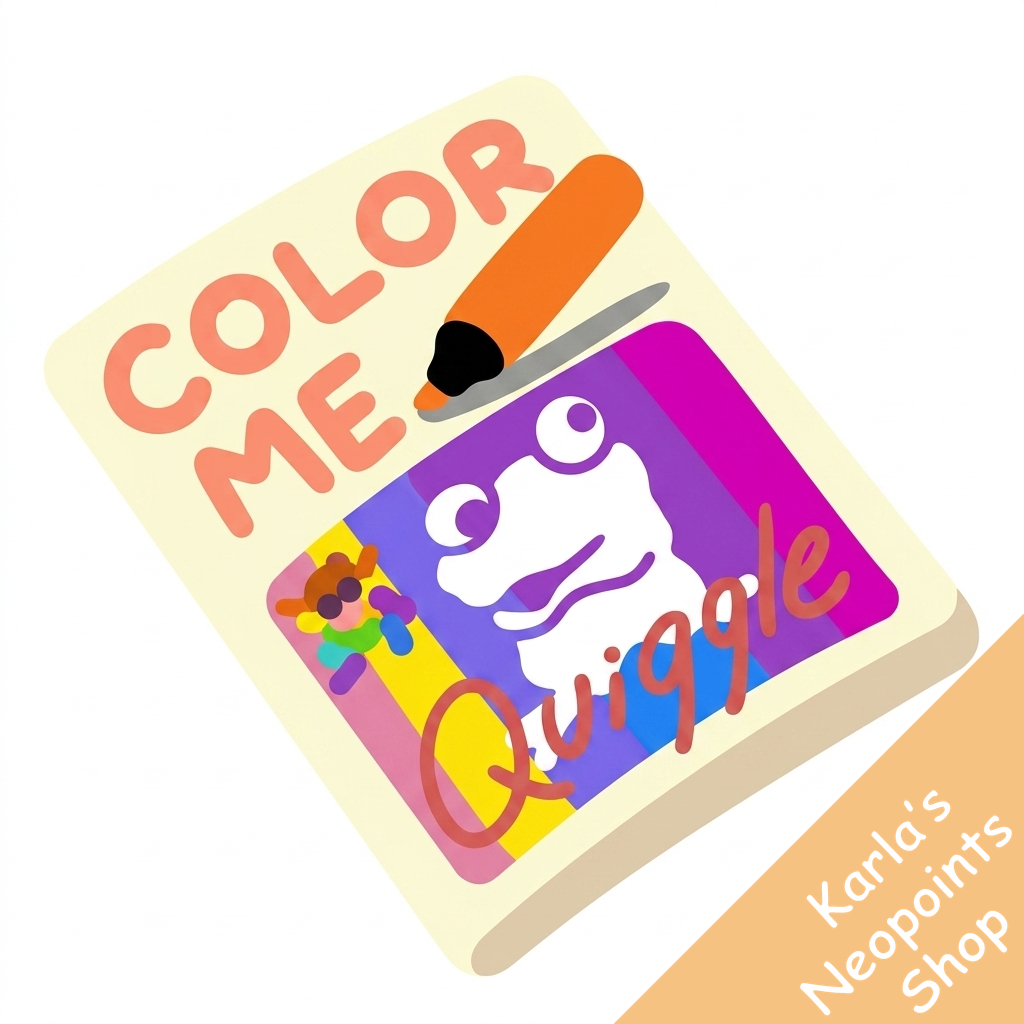 Quiggle Coloring Book