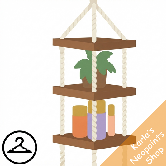 Hanging Wood Shelves