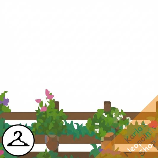 Wood Planter Fence