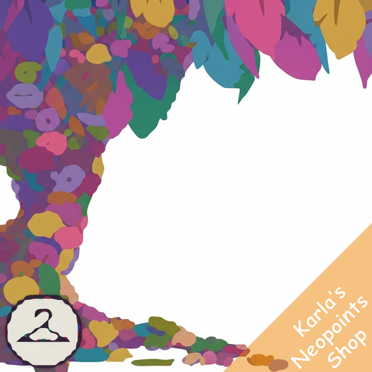 Feather Button Tree