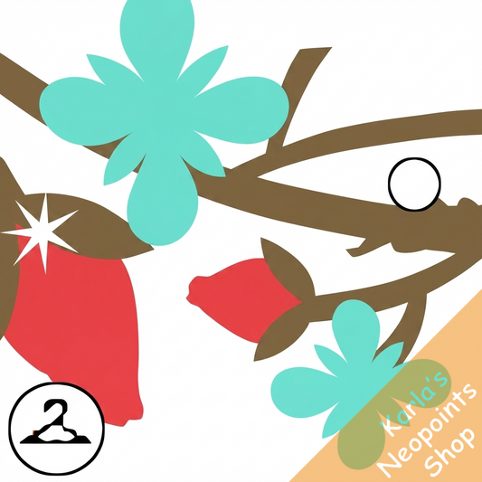 Flower and Wire Garland