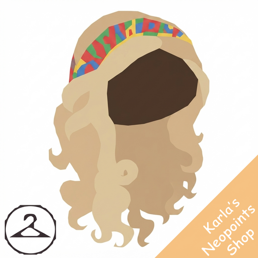 Marbled Glass Headband Wig