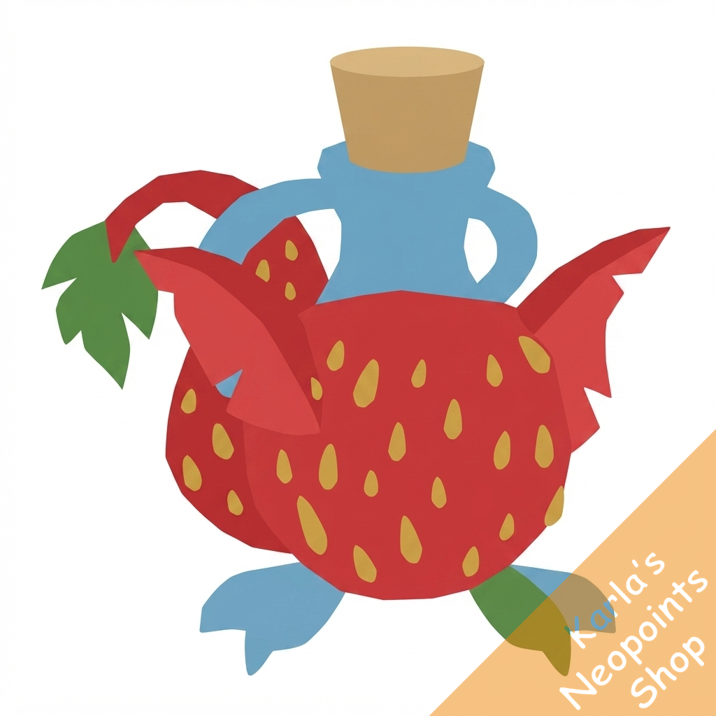 Strawberry Pteri Morphing Potion