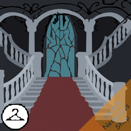 Step Into the Haunted House Background