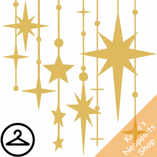 Starry Angelic Celestial Garland