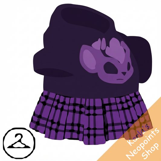 Xweetok Hoodie and Skirt Outfit