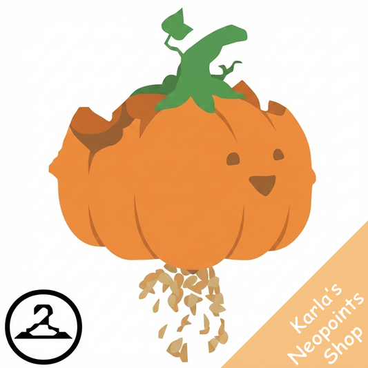 Baby Smashed Pumpkin Mask