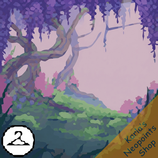 Magical Wisteria Tree Background