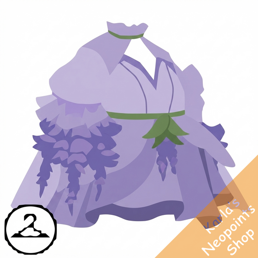 Whimsical Wisteria Gown
