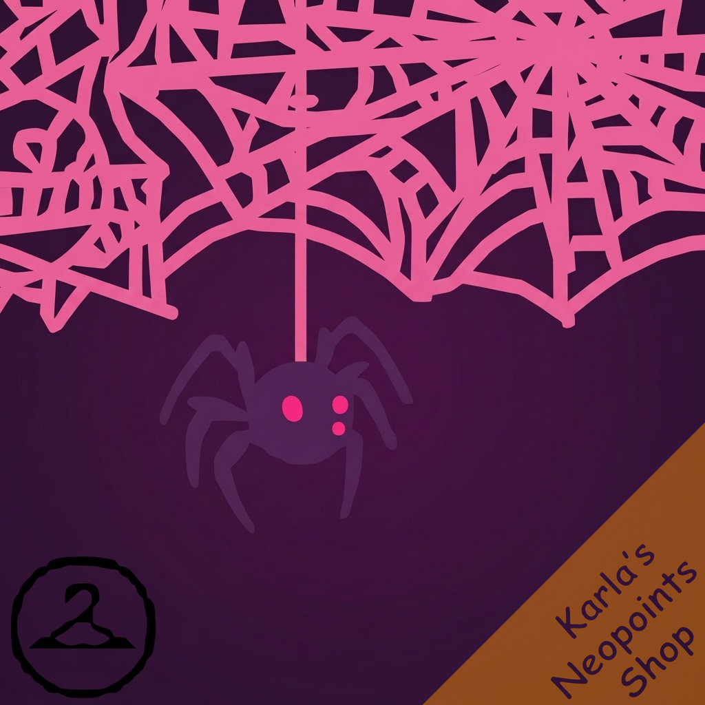 Jewelled Pink Spyderweb Garland