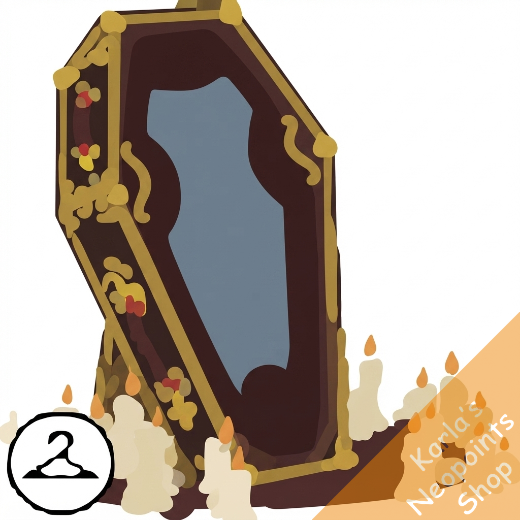 Propped Up Coffin