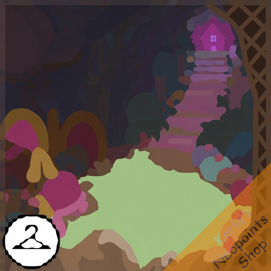 Suspicious Candy House Background