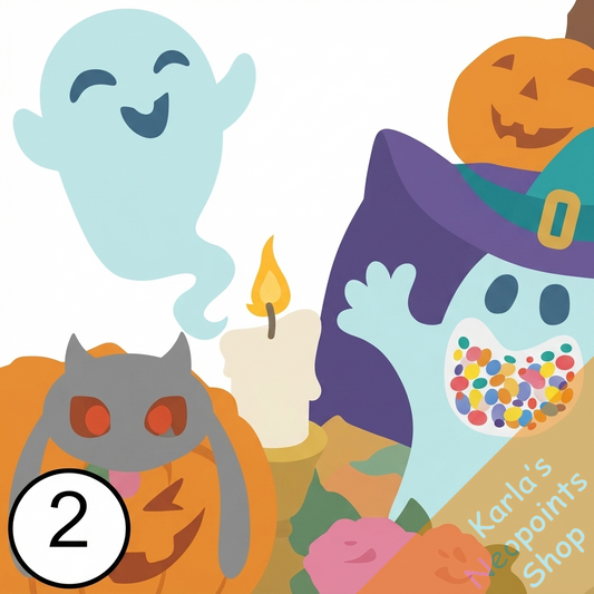 Pastel Halloween foreground