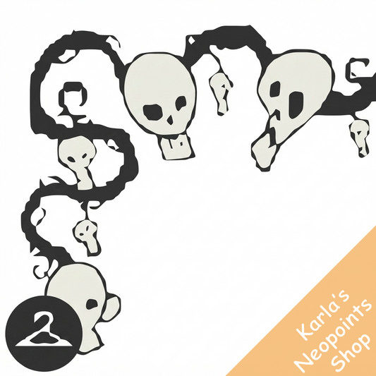 Skull String Lights