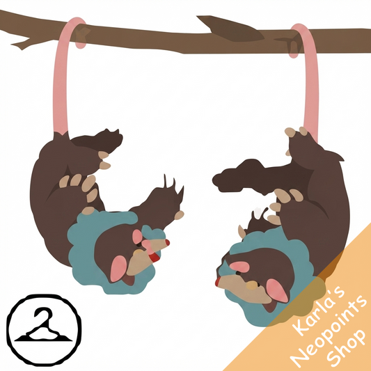 Upside Down Mutant Talpidat Garland