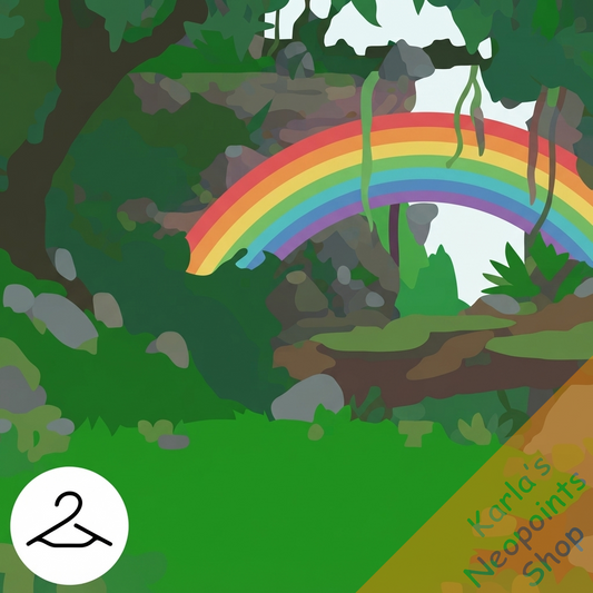 Waterfall of Luck Background