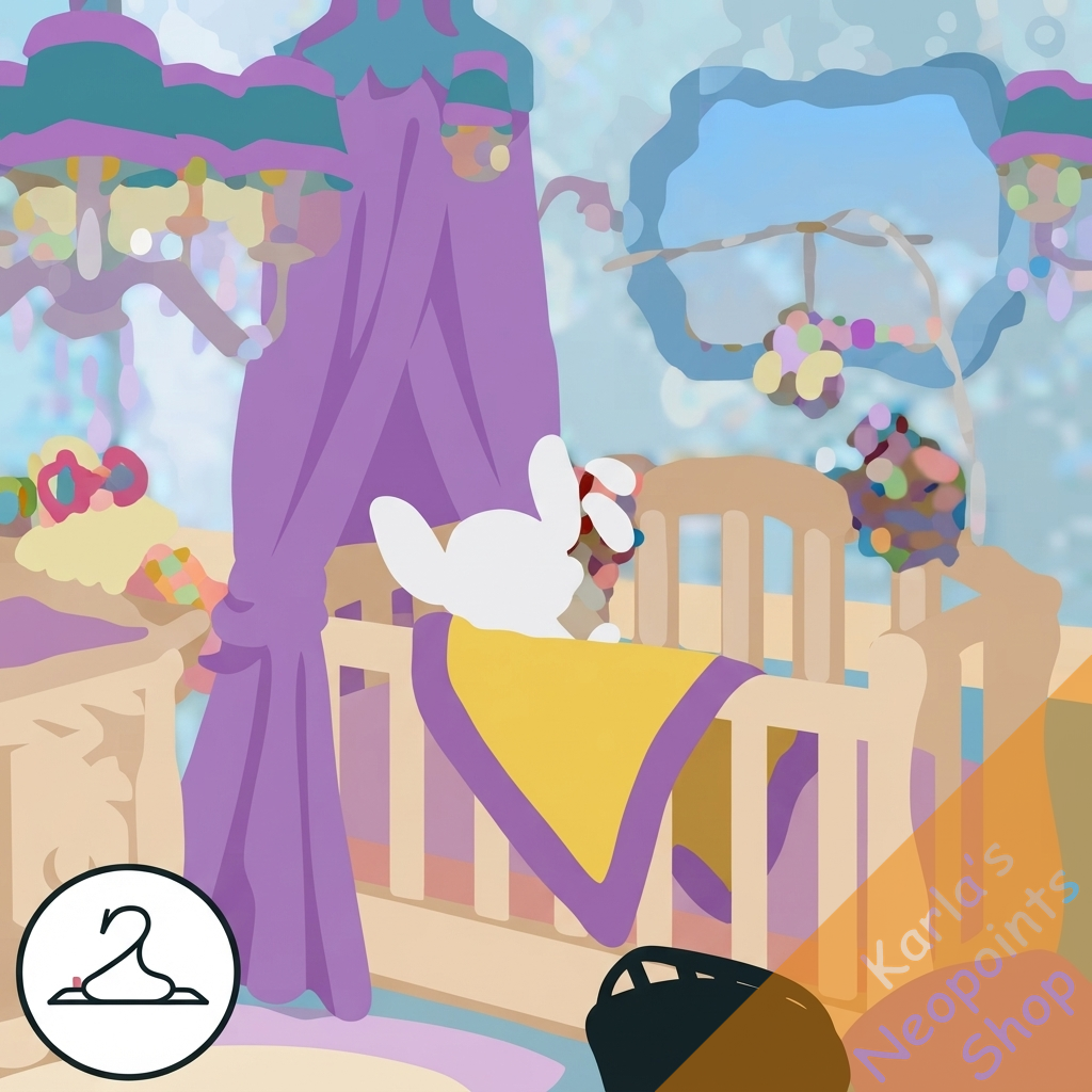 Charming Baby Nursery Background