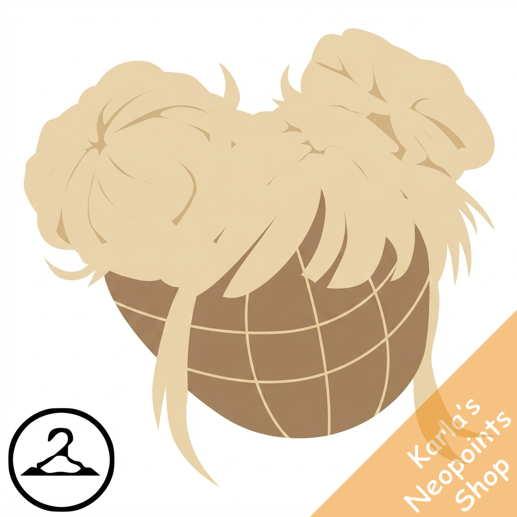 Dyeworks Blonde: Baby Starry Space Buns Wig