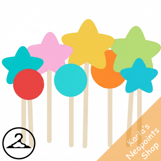 Pastel Lollipop Fence Trinket
