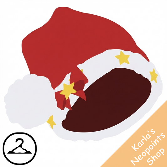 Oversized Baby Santa Hat