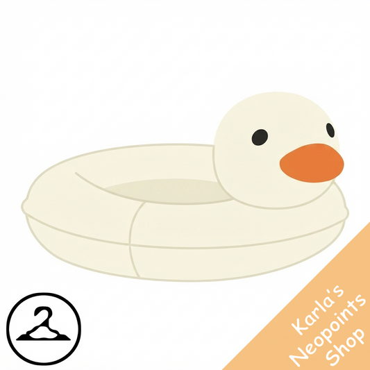 Dyeworks White: Baby Ducky Pool Floatie