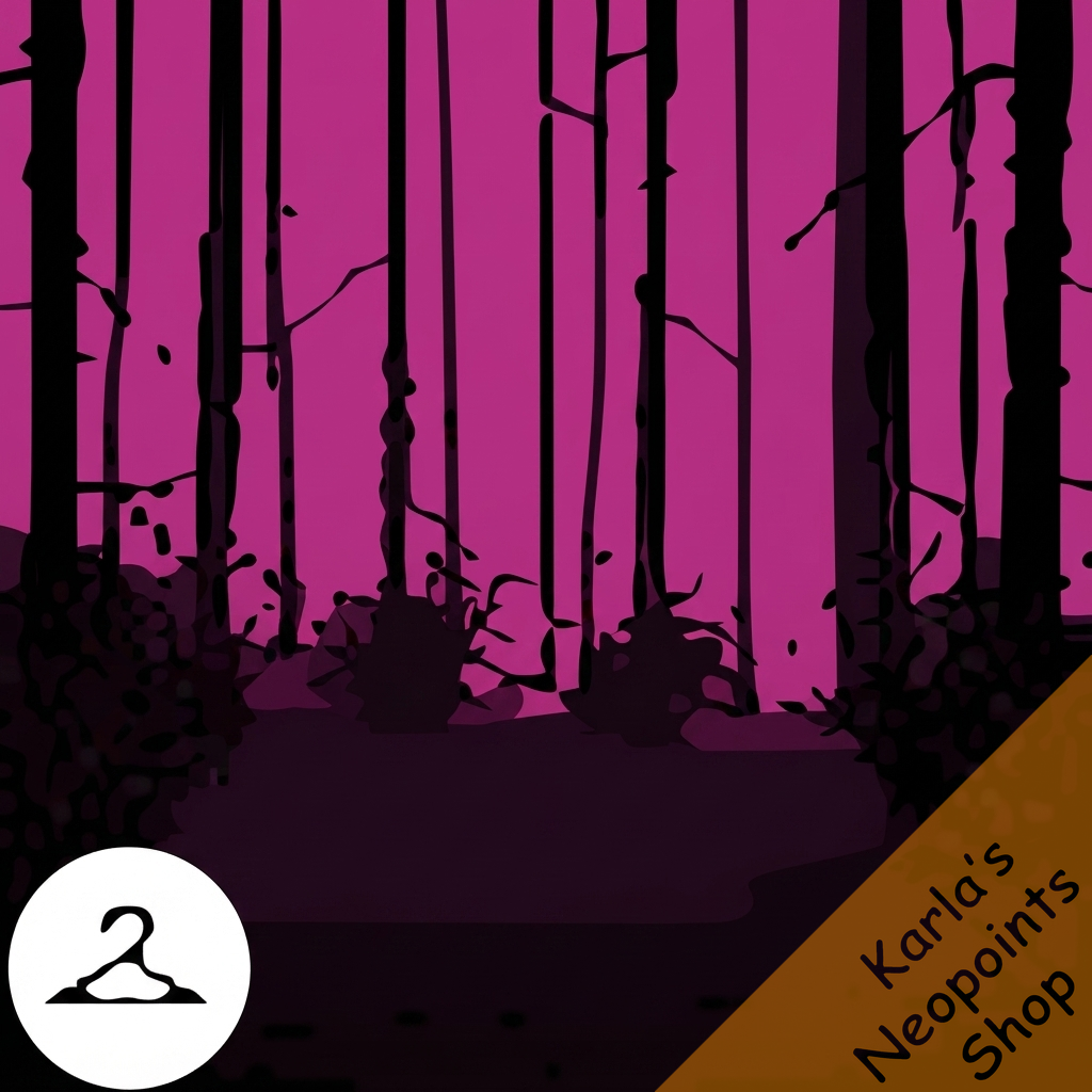 Dark Burning Forest Background