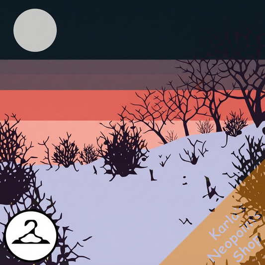Winter Moon Background